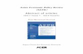Asian Economic Policy Review AEPR · Asian Economic Policy Review ... notably the financial sector and, more importantly, the legal system. ... (WTO) accession commitments