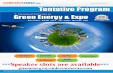 4 Green Energy & Expo - d2cax41o7ahm5l.cloudfront.net · Green Energy & Expo November 06-08, 2017 ... NuEnergy’s power house generator & clean ... Efficiency comparison of wind