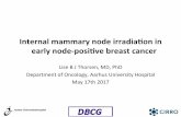 Internal mammary node irradiaon in early node … mammary node irradiaon in early node-posive ... breast cancer are oﬀered internal mammary node irradiaon as part ... , Radiother