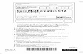Advanced Level Core Mathematics C12 - Nerd Communityfiles.nerdcommunity.org/pastpapers/edexcel/Alevel/Mathematics/IAL...Core Mathematics C12 Advanced Subsidiary You must have: Mathematical