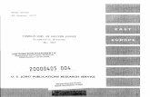 TRANSLATIONS ON EASTERN EUROPE - Defense … · 2. Designation of ... Sofia RADIO, TELEVIZIYA, ELEKTRONIKA in Bulgarian No 5» 1977 P 30 ... Tirana ZERI I POPULLIT in Albanian 4 Jun
