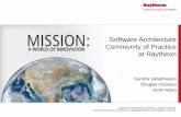 Software Architecture Community of Practice at Raytheon · Background RCAP (January 2004) – Raytheon established a company-wide Raytheon Certified Architect Program (RCAP) for senior