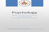 Psychology - Middle Township Public Schools · Psychology: Neuropsychology Domain ... 1.1 Define Psychology as a discipline and identify its goals as a ... A Initiative and Self-Direction