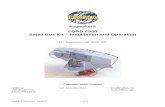 FORD F550 Small Bus Kit – Installation and Operation · FORD F550 Small Bus Kit ... Inspection Sheet ... Item Description Preview Gasoline Diesel CNG FM-03-01-003