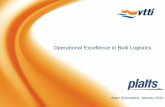 Operational Excellence in Bulk Logistics - Platts · Expansion works FTL, Fujairah, UAE ... –Easy product changes: ... OPERATIONAL EXCELLENCE IN BULK LOGISTICS •Efficiency
