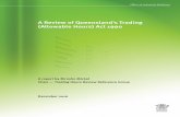 A Review of Queensland’s Trading (Allowable Hours) Act 1990 · 2017-03-02 · shopping and leisure preferences and detracts from Queensland’s appeal as a tourist ... enable Queensland