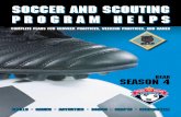 Soccer and Scouting Program Helps · Next year you just might see your suggestions in print! Soccer and Scouting ... Practice Weekend Practice and Game Family Time ... to go over