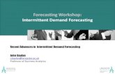 Forecasting Workshop: Intermittent Demand Forecasting .Forecasting Workshop: Intermittent Demand