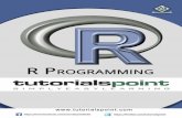 R Programming - Big Data Hadoop Probigdatahadooppro.com/wp-content/uploads/2016/11/r_tutorial.pdf · R Programming i About the Tutorial R ... Rules Applied in String Construction