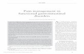 Pain management in functional gastrointestinal …downloads.hindawi.com/journals/cjgh/1995/802590.pdfPain management in functional gastrointestinal disorders ANTONIO VIGANO MD,EDUARDO
