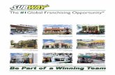 The #1Global Franchising Opportunity* - Franquicia Subwaysubwayspain.com/pdf/Dossier-English.pdf · was ranked the number one global franchising opportunity in 2009 by Entrepreneur