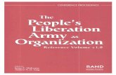 The People's Liberation Army as Organization: Reference ... · CONFERENCE PROCEEDINGS People's Liberation Army as Organization Reference Volume v 1.0 Edited by: James C. Mulvenon