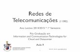 Redes de Telecomunicações - UBIngarcia/RT1415/UBI-Redes_de_Telecom... · Redes de Telecomunicações 2 ... Converting a Binary Address to Decimal ... IPv4 Address Structure Converting
