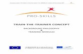 ProSkills TTT Concept FINAL - Pro-Skills · Life skills for unprivileged persons in Lifelong Learning: The background ... adult education and Lifelong Learning can ... of certain