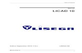 Manual LICAD 9 - lisega.de€¦ · 6.9 Installation description of the LISEGA PDMS catalog (Version 2010).....121 6.9.1 Initial installation of the LISEGA catalog DB ...