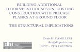 BUILDING ADDITIONAL FLOORS/PENTHOUSES ON … · building additional floors/penthouses on existing construction with precast planks at ground floor – the structural implications