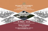BHARATI VIDYAPEETHadmissions.bvuniversity.edu.in/bvu/b-tech(engineering...Bharati V idyapeeth (Demeed to be University) Pune, India As the Chancellor of Bharati Vidyapeeth prestigious