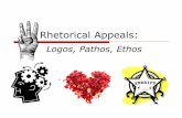 Rhetorical Appeals - .Rhetorical Appeals Aristotle named three rhetorical appeals Logos: logical