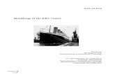 Metallurgy of the RMS titanic - U.S. Government 6118 Metallurgy of the RMS Titanic Tim Foecke Metallurgy Division National Institute of Standards and Technology U.S. DEPARTMENT OF