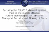 Securing the SSL/TLS channel against man-in-the-middle ...€¦ · • If a single one is broken, all TLS/SSL domains are prone to attacks 9 . ... Securing the SSL/TLS channel against