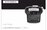 LabelManager 280 - DYMOdownload.dymo.com/usermanuals/LM280 User Guide.en-US.pdf5 About Your New Label Maker With the DYMO® LabelManager® 280 electronic label maker, you can create