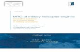 MRO of military helicopter engines - SIA Lab · PDF fileMRO of military helicopter engines ... It therefore seems more relevant to categorise according to the size and the number ...