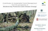 Contribution to Sustainable Forest Management from the ... · Contribution to Sustainable Forest Management from the perspective of Biodiversity Protection and ... Secure Favourable