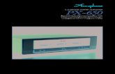  · px-650の インスツルメンテーション・アンプ構成（1チャンネル） ブロック・ダイアグラム バランス／アンバラン ...