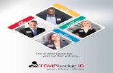 Brochure for TEMPbadge K6151-5913 Expiring Badge Kits | … · Download the TEMPbadge K6151-5913 brochure @ ID Wholesaler. Find additional product info on our website or talk to an