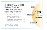 A CICS View of IBM Debug Tool for z/OS and OS/390: User ...nersp.osg.ufl.edu/~sfware/share101/s1039.pdf · A CICS View of IBM ... Compuware Xpediter ... See "User's Guide" manual.