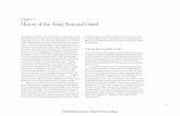 Chapter 1 History of the Army National Guard · History of the Army National Guard ... Colonial Era to the War of 1812 Upon their arrival in the New World, the first European settlers,