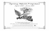 Spring Adult Programs - Franklin Lakes Public Library - … Adult Programs April 2015—June 2015 Thank you to the Friends of the Franklin Lakes Library for funding many of our adult