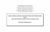 Araling Panlipunan I · 2011-05-06 · (2002 Basic Education Curriculum) ... Special Program for Sports (SPS), Engineering and Science Education Program (ESEP), Special Program for