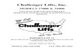 Challenger Lifts, Inc. - Automotive Service Equipment & .2016-05-25  Challenger Lifts, Inc. MODELS