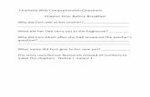 Charlotte Web Comprehension Questions Chapter One: Before ...plainandnotsoplain.com/wp-content/uploads/2016/06/Charlotte-Web... · Charlotte Web Comprehension Questions Chapter One: