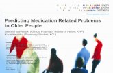 Predicting Medication Related Problems in Older People .Predicting Medication Related Problems in