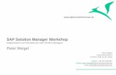 SAP Solution Manager Workshop - xn--hybrid-eichhrnchen …örnchen.de/download/sap-solution-manager/SAP... · SAP Process Orchestration SAP Solution Manager. SAP Solution Manager