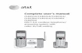 CL82114/CL82214/CL82314/ …cdn-media-att.vtp-media.com/media/p/document2/products/...DECT 6.0 cordless telephone/ answering system with caller ID/call waiting Congratulations on your