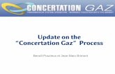 Update on the “Concertation Gaz” Process - GRTgaz · Update on the “Concertation Gaz” process . 12 ... prorata Implementation of ... Public consultation on CRE deliberation