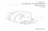 Installation Guide 110 Eclipse RatioMatic Burners Information/Component... · 4 Eclipse RatioMatic Burners, RM Series, V5, Installation Guide 110, 11/11/2011 Introduction Product
