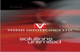 VISESH INFOTECNICS LTD. · Bangalore – India’s ... Visesh Infotecnics Ltd. has the customer’s needs at its core and ... been deployed successfully by several Departmental Stores,