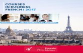 Courses in business French / 2017 - Alliance Française hours of online lessons for rapid progress ! A1A2 B1 B2 C1 A1A2 B1 B2 C1 A1A2 B1 B2 C1 An average of 12 trainees per class !
