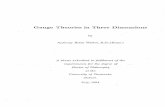 Gauge theories in three dimensions - University of Tasmania · Gauge Theories in Three Dimensions by ... - The Little Prince, Antoine de Saint-Exupery ... Chapter 1 Introduction