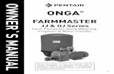 FARMMASTER - Pentair · FARMMASTER JJ & OJ Series Farm Pumps for Stock Watering, Irrigation & Water transfer OWNER`S MANUAL Should the installer or owner be unfamiliar with the
