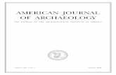 AMERICAN JOURNAL OF ARCHAEOLOGY in the archaeological institute of america and subscription to the american journal of archaeology ... and belinda monahan: ...