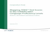 TOEIC COMPENDIUM Section 7 - Educational Testing Service · Compendium Study Mapping TOEIC® Test Scores to the STANAG 6001 Language Proficiency Levels Richard J. Tannenbaum and Patricia