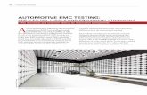 AUTOMOTIVE EMC TESTING - EMC & Environmental … · 20 | Feature Article AUTOMOTIVE EMC TESTING: CISPR 25, ISO 11452-2 AND EQUIVALENT STANDARDS EMC Standards and Chamber Testing for