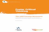 Foster Critical Thinking - Partnership Movement · Foster Critical Thinking ... Apple has been leading the pack in innovation without breaking the bank for ... design firm specializing