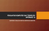PENGANTAR KOMPUTER DAN TEKNOLOGI …lintang.staff.gunadarma.ac.id/Downloads/files/44423/Pertemuan 3... · Hardware Pengertian dari hardware atau dalam bahasa indonesia-nya disebut