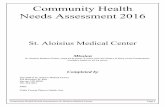 Community Health Needs Assessment 2016 · Community Health Needs Assessment, St. Aloisius Medical Center Page 2 Table of Contents Introduction ...